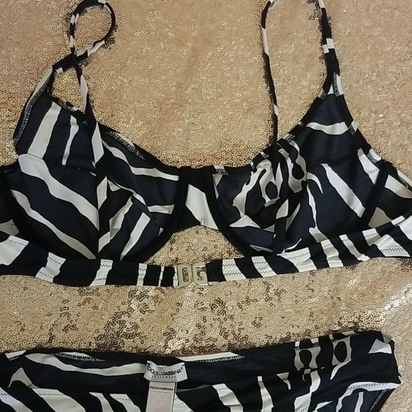 SOLD Dolce & Gabbana Zebra Bikini - Picture 6 of 8